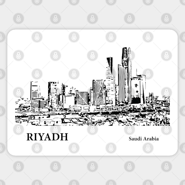 Riyadh Saudi Arabia Sticker by Lakeric